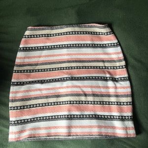 Patterned Loft skirt